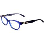 MOSCHINO Love MOL512 Monture de lunettes pour femme Bleu Taille 50, bleu