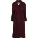 Manteaux en laine de créateur Moschino violets mi-longs à manches longues Taille XXL pour femme en promo 