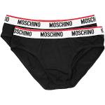 Slips de créateur Moschino noirs à logo Taille L look fashion pour homme 