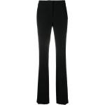Pantalons taille haute de créateur Moschino noirs en viscose Taille XL W42 coupe bootcut pour femme 