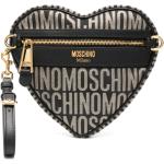 Minaudières de créateur Moschino noires à logo pour femme 