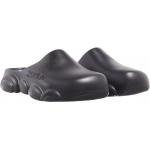 Sandales de créateur Moschino noires à élastiques en promo 