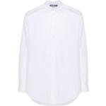 Chemises de créateur Moschino blanches en popeline à manches longues à manches longues Taille XL look casual pour homme 