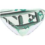 Slips de bain de créateur Moschino vert clair Taille 3 XL pour homme en promo 