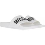 Chaussures de créateur Moschino blanches à élastiques pour femme en promo 