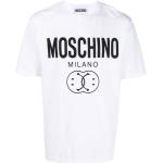 T-shirts à imprimés de créateur Moschino blancs à manches courtes Taille XL pour homme 