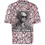 T-shirts à imprimés de créateur Moschino rose pastel à imprimé animal à manches courtes Taille 3 XL pour homme en promo 