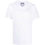 T-shirts à imprimés de créateur Moschino blancs à motif ours à manches courtes à col rond Taille 3 XL pour homme en promo 