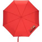 Parapluies de créateur Moschino rouges à motif ours Tailles uniques 