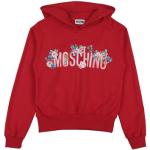 Sweats à capuche Moschino Moschino Teen rouges en coton de créateur Taille 10 ans pour fille en promo de la boutique en ligne Yoox.com avec livraison gratuite 