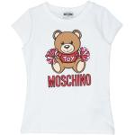 T-shirts à col rond Moschino Moschino Teen blancs en coton de créateur Taille 10 ans pour fille de la boutique en ligne Yoox.com avec livraison gratuite 