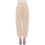 Pantalons large de créateur Moschino beiges Taille XXS pour femme 