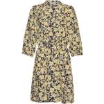 Robes courtes Moss Copenhagen jaunes à volants Taille L pour femme 