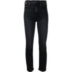 Jeans droits Mother noirs W25 L28 classiques pour femme 