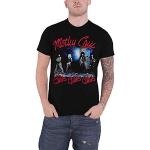 T-shirts à imprimés noirs Mötley Crüe Taille M look Rock pour homme 