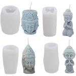 Bougies parfumées à motif Bouddha 
