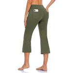 Pantalons de yoga verts Taille S coupe bootcut pour femme 
