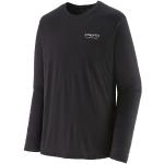 M's Long-Sleeved Capilene Cool Merino Graphic Shirt Header Black - S
