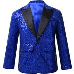 Vestes de blazer bleues à paillettes look fashion pour garçon de la boutique en ligne Amazon.fr 