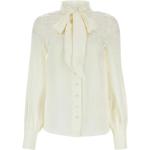Chemises satinées MSGM blanc d'ivoire en satin Taille XS pour femme 