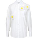 Blouses MSGM blanches à motif fleurs en coton à manches longues Taille XS classiques pour femme 