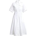 Robes chemisier MSGM blanches midi à manches courtes Taille XS pour femme 