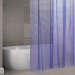 Rideaux de douche MSV violets en polyester 200x180 modernes 