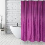 Rideaux de douche MSV violets en polyester 200x180 en promo 