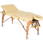 Tables de massage beiges pliables 