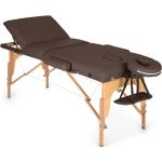 Tables de massage marron pliables 