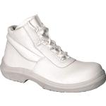 Chaussures montantes blanches norme S2 look fashion pour femme 
