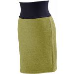 Jupes Mufflon vert olive en laine Taille M look fashion pour femme 