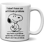 Mugtime (TM) Tasse en céramique avec citation humoristique Snoopy Charlie Brown Peanuts 325 ml