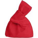 Pochettes rouges en velours de soirée look fashion pour femme en promo 