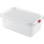 Lunch boxes blanches en plastique hermétiques 