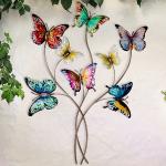 Décors muraux Etc-Shop en fer à motif papillons 