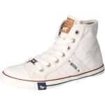 Chaussures montantes Mustang blanches Pointure 36 look fashion pour femme en promo 
