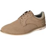 Chaussures oxford Mustang taupe respirantes à lacets Pointure 43 look casual pour homme 