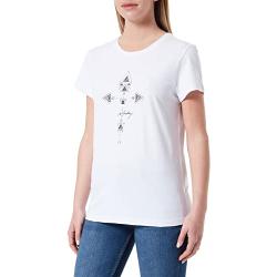 MUSTANG Alina C Print T-Shirt, General White 2045, XL Femme
