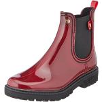 Boots Chelsea Mustang rouges Pointure 39 look fashion pour femme 