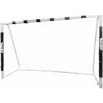 MUWO Grande cage de football en acier 3 x 2 m noir/blanc