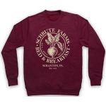 My Icon Art & Clothing Office Schrute Farms Bed & Breakfast Comedy TV Sweat-Shirt des Adultes, Bourgogne, Large