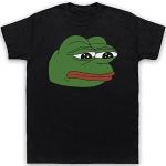 My Icon Art & Clothing Pepe The Frog Alt-Right Meme T-Shirt des Hommes, Noir, XL