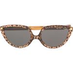 Mykita lunettes de soleil Sosto Paz Leopard - Marron