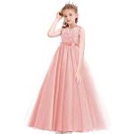 Robes de cérémonie roses en dentelle look fashion pour fille de la boutique en ligne Amazon.fr 