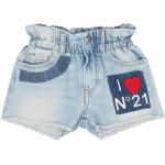 Shorts en jean bleus en denim Taille 8 ans look fashion pour fille de la boutique en ligne Miinto.fr avec livraison gratuite 
