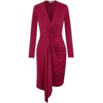 Robes Naf Naf rouge bordeaux en cuir Taille XS look fashion pour femme 