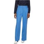 Pantalons taille haute Naf Naf bleus en lyocell éco-responsable Taille XS pour femme 
