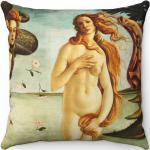 Naissance De Vénus Botticelli Chef-D'œuvre Renaissance Peinture Décoration Intérieure Oreiller Carré En Polyester Spée, Cadeau Pour Salon