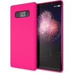 Housses Samsung Galaxy Note 8 roses en silicone type slim 